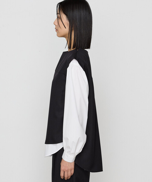 「Gabardine K.T」 ベスト 9号 ブラック レディース_画像7