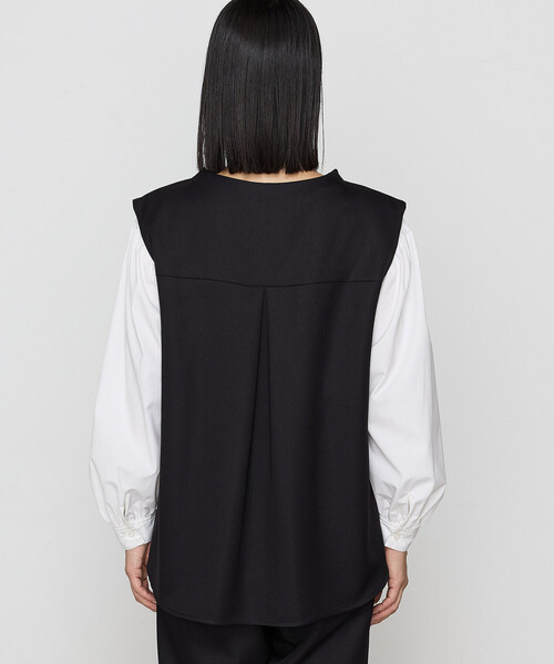 「Gabardine K.T」 ベスト 9号 ブラック レディース_画像8