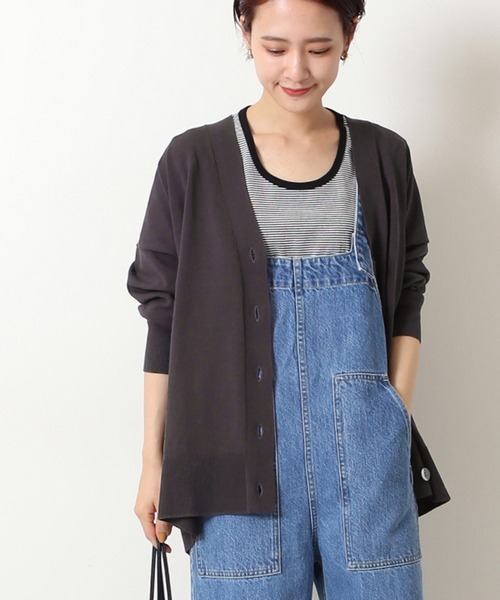 「Spick & Span」 ニットカーディガン FREE グレー レディース_画像7