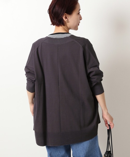 「Spick & Span」 ニットカーディガン FREE グレー レディース_画像10