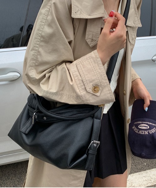 FREE STYLISTS ショルダーバッグ バッグ Y2K ストラップ付2TYPEベルト