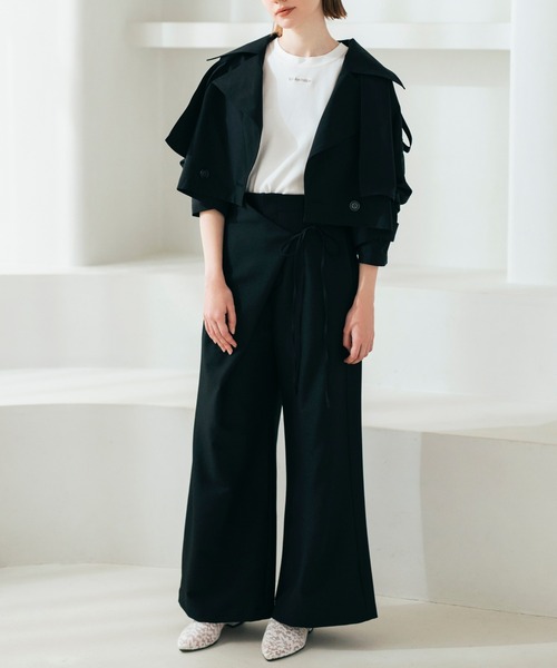 「Lil Ambition」 スラックス S スモークピンク レディース_画像8