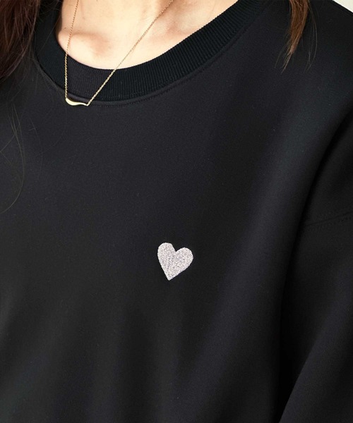 「GeeRA」 スウェットカットソー LARGE 杢グレー レディース_画像6