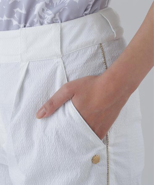 パンツ 「ストレッチ」ドビーサッカーパンツ (WOMENS) レディースの画像