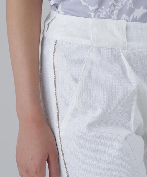 パンツ 「ストレッチ」ドビーサッカーパンツ (WOMENS) レディースの画像