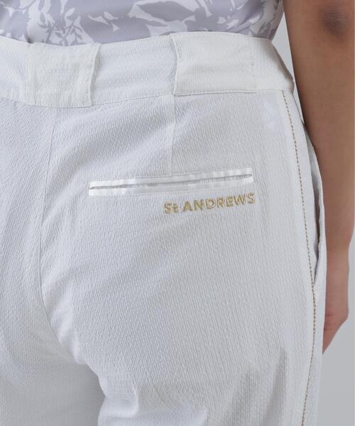 パンツ 「ストレッチ」ドビーサッカーパンツ (WOMENS) レディースの画像