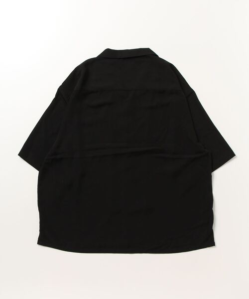 「WEGO」 半袖シャツ LARGE ワイン メンズ_画像2