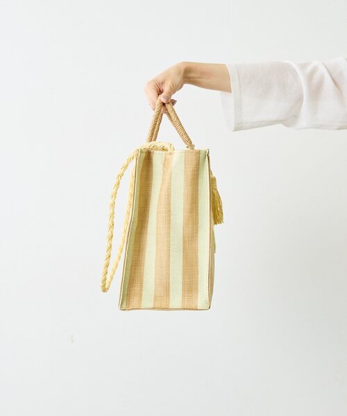 ear PAPILLONNER（イア パピヨネ） トートバッグ 「NALI」ストライプ
