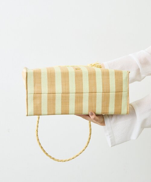 ear PAPILLONNER（イア パピヨネ） トートバッグ 「NALI」ストライプ