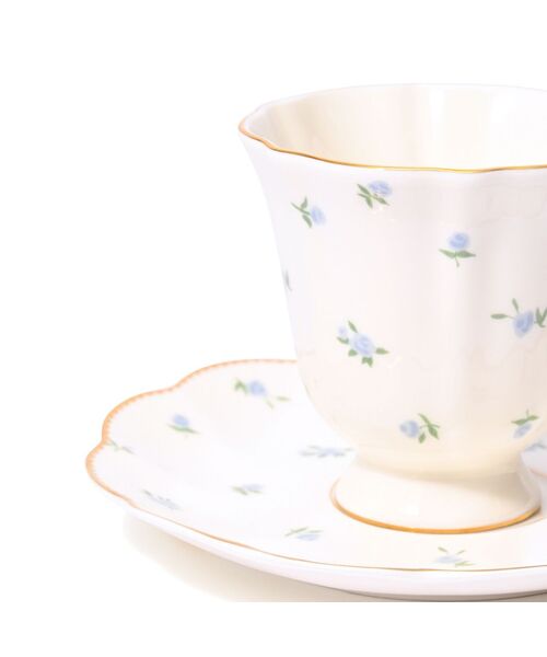 食器 クラシックローズ カップ＆ソーサー ブルー ティーカップ カフェ 花柄 純喫茶 昭和レトロ | Francfranc | 07