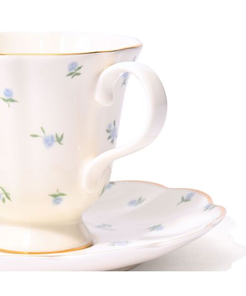 食器 クラシックローズ カップ＆ソーサー ブルー ティーカップ カフェ 花柄 純喫茶 昭和レトロ | Francfranc | 08
