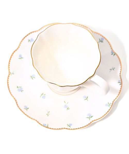 食器 クラシックローズ カップ＆ソーサー ブルー ティーカップ カフェ 花柄 純喫茶 昭和レトロ | Francfranc | 09