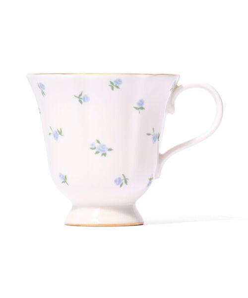 食器 クラシックローズ カップ＆ソーサー ブルー ティーカップ カフェ 花柄 純喫茶 昭和レトロ | Francfranc | 10