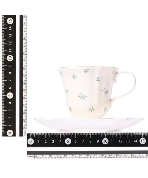 食器 クラシックローズ カップ＆ソーサー ブルー ティーカップ カフェ 花柄 純喫茶 昭和レトロ | Francfranc | 14