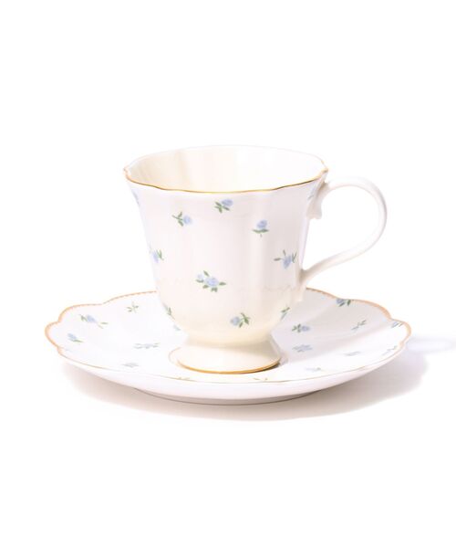 食器 クラシックローズ カップ＆ソーサー ブルー ティーカップ カフェ 花柄 純喫茶 昭和レトロ | Francfranc | 06