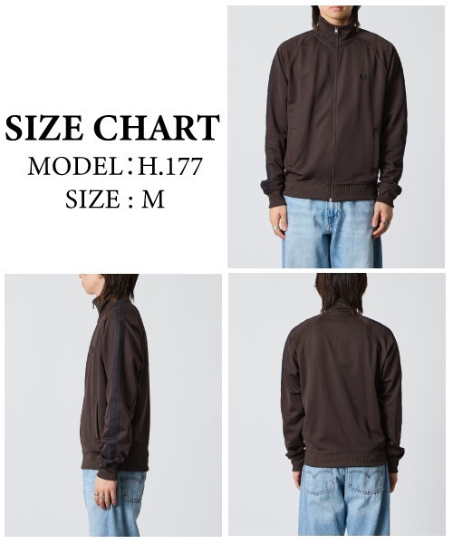 FRED PERRY トラックジャケット マルーン Mサイズ FRED PERRY（フレッドペリー） ジャージ 「WEB限定」「FRED PERRY