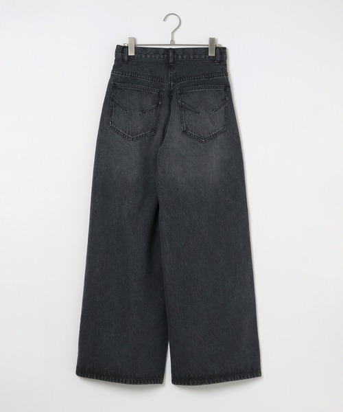 「PAGEBOY」 デニムパンツ SS ネイビー レディース_画像4