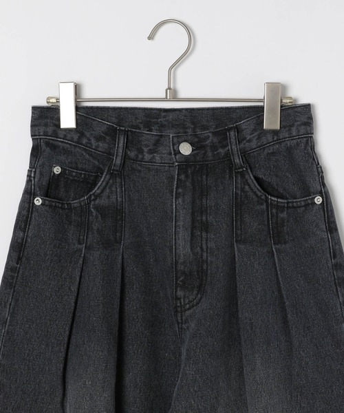 「PAGEBOY」 デニムパンツ SS ネイビー レディース_画像5