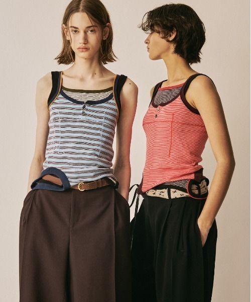 ミラー キャミソール Miller double-end multi color tank top
