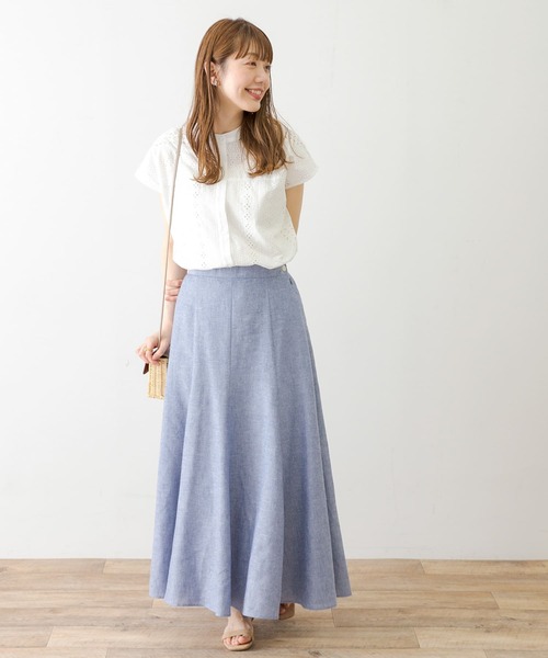 「URBAN RESEARCH Sonny Label」 半袖ブラウス FREE グリーン レディース_画像9