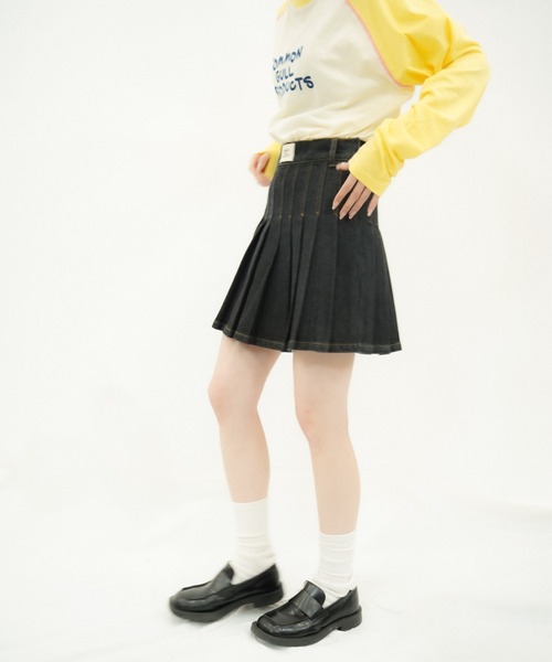 「common gull products.」 デニムスカート フリー インディゴブルー レディース_画像6