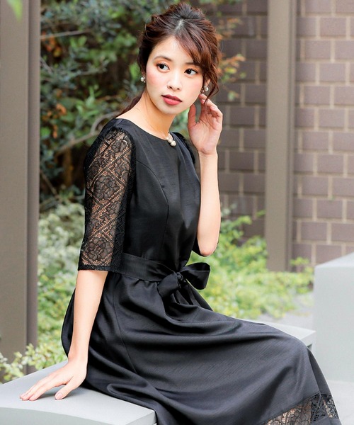 ドレス 刺繍レースシャンタン結婚式ワンピースドレス Zozotown Paypayモール店 通販 Paypayモール