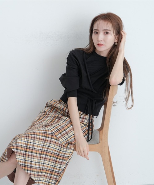 限定SALE定番人気 ニット - 通販 - PayPayモール カシュクールレイヤードニット ZOZOTOWN PayPayモール店 品質保証限定SALE