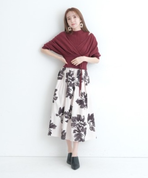 限定SALE定番人気 ニット - 通販 - PayPayモール カシュクールレイヤードニット ZOZOTOWN PayPayモール店 品質保証限定SALE