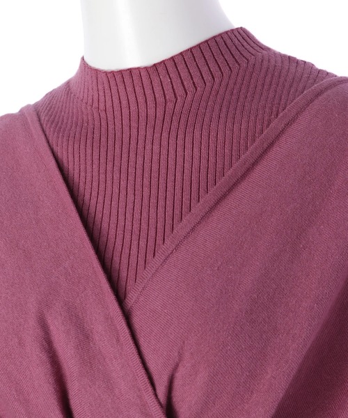 限定SALE定番人気 ニット - 通販 - PayPayモール カシュクールレイヤードニット ZOZOTOWN PayPayモール店 品質保証限定SALE