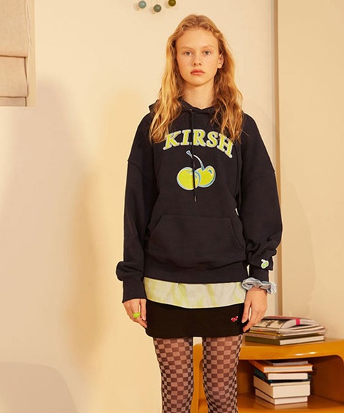 パーカー KIRSH ARCH LOGO CHERRY HOODIE LS/キルシーアーチロゴチェリーフーディー「S」 レディース メンズ KIRSH（キルシー）の「KIRSH ARCH LOGO CHERRY HOODIE LS