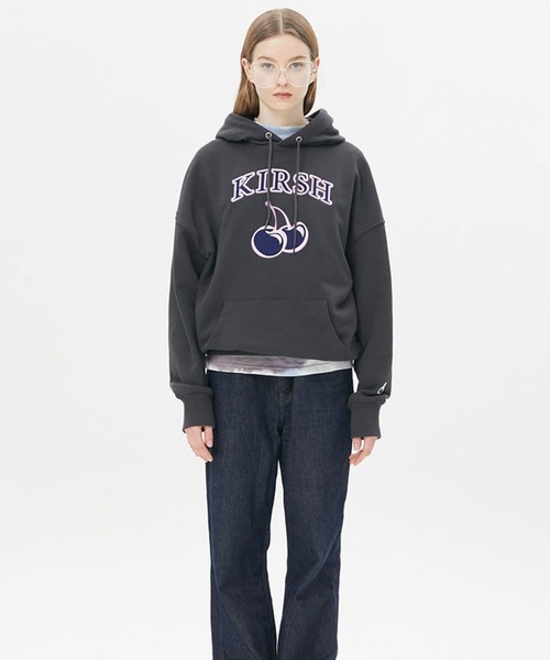 パーカー KIRSH ARCH LOGO CHERRY HOODIE LS/キルシーアーチロゴチェリーフーディー「S」 レディース メンズ パーカー KIRSH ARCH LOGO CHERRY HOODIE LS/キルシーアーチロゴ
