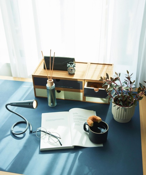 LAKOLE（ラコレ） 収納 スタッキングウッドストレージボックス(M