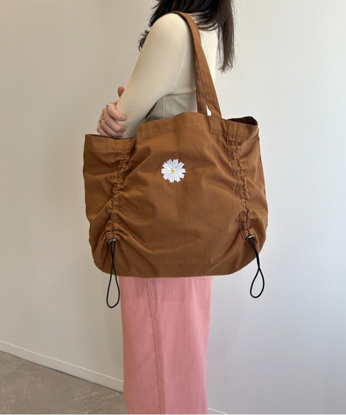 aimoha（アイモハ） トートバッグ aimohaオリジナルマーガレット刺繍
