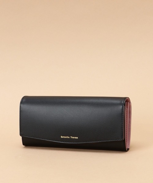 Samantha Thavasa 長財布 Samantha Thavasa 財布 スマートバイカラー 長財布 レディース