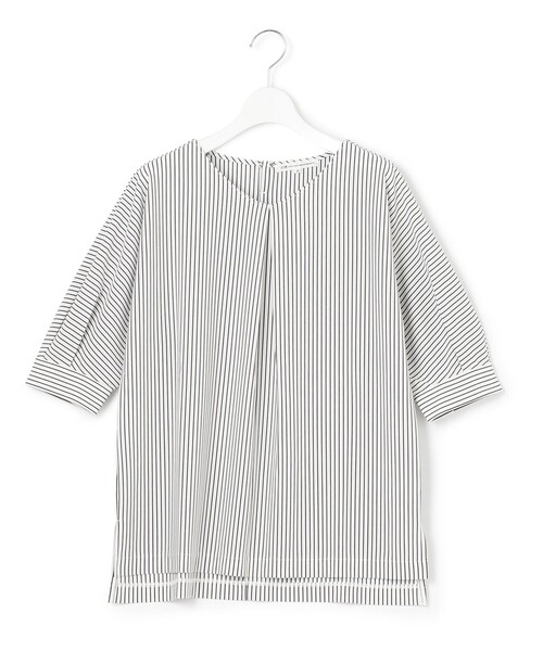23区 tシャツ 「洗える」タックディテールプルオーバー