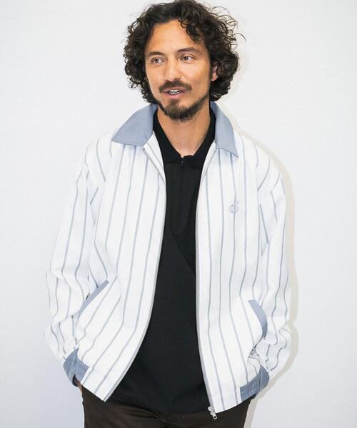 OOPS ストライプ ジャケット URBAN RESEARCH Sonny Label ブルゾン アウター OOPS 先染めストライプ