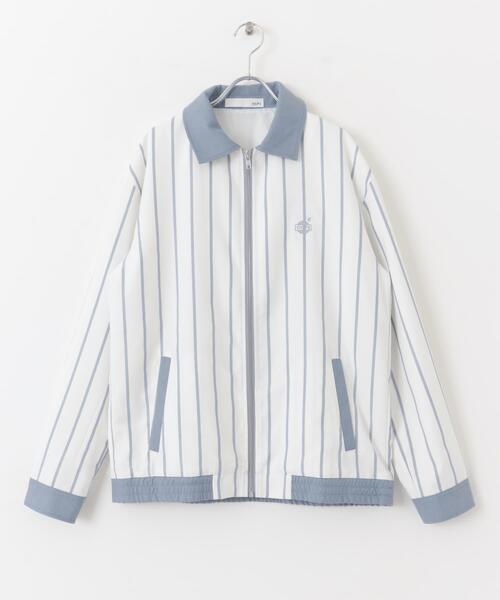 OOPS ストライプ ジャケット URBAN RESEARCH Sonny Label ブルゾン アウター OOPS 先染めストライプ