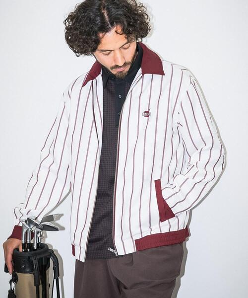 OOPS ストライプ ジャケット URBAN RESEARCH Sonny Label ブルゾン アウター OOPS 先染めストライプ