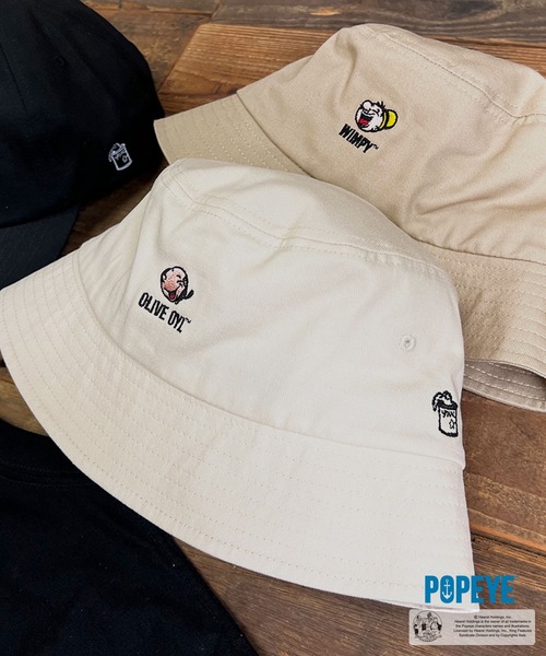POPEYE（ポパイ） 帽子 ハット ダウンブリム バケットハット メンズ