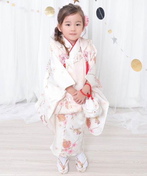 KYOETSU（京越） 着物 3歳七五三着物9点セット くすみC キッズ 子供