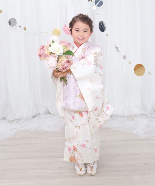 KYOETSU（京越） 着物 3歳七五三着物9点セット くすみC キッズ 子供