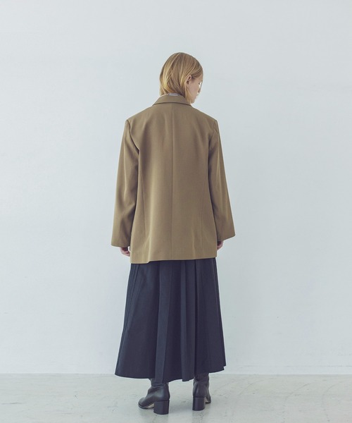 ジャケット・アウター DRESSLAVE B7 Poodle Bonding Coat DRESSLAVE ジャケット テーラードジャケット clear twill wool