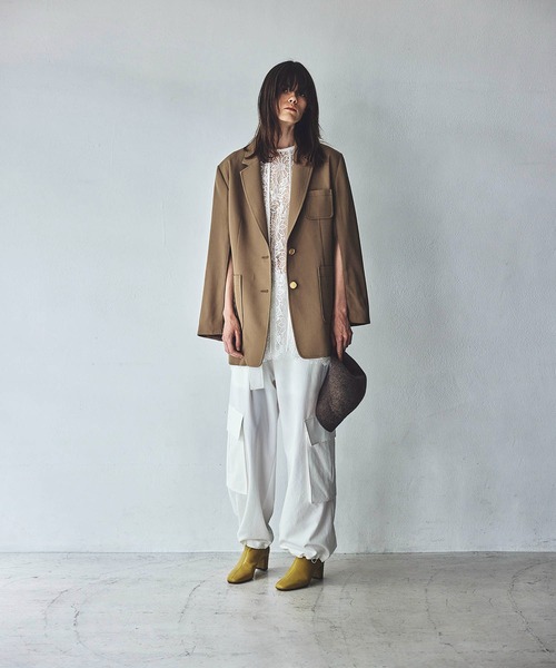 ジャケット・アウター dresslave staple shrink short jacket ジャケット｜DRESSLAVE（ドレスレイブ） | AND ON JIONE STORE