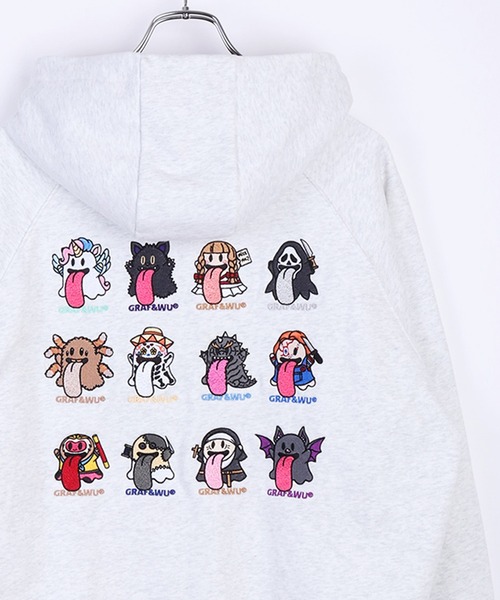 【新品・未使用品】GRAF & WUゴースト 刺繍 トレーナー　Mサイズ 黒 新品・未使用品】GRAF & WUゴースト 刺繍 トレーナー Mサイズ 黒