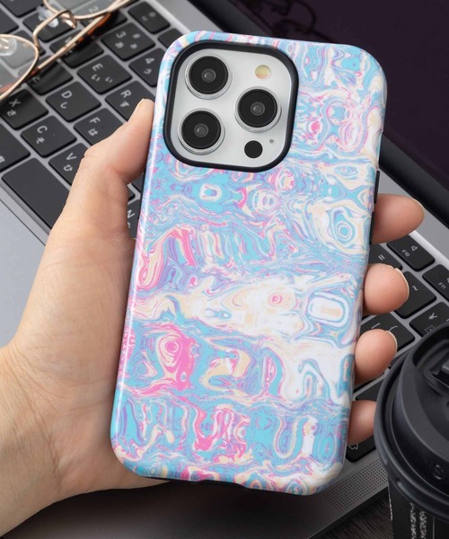 emonique（エモニーク） スマホケース マーブル柄 iPhoneケース「se/7