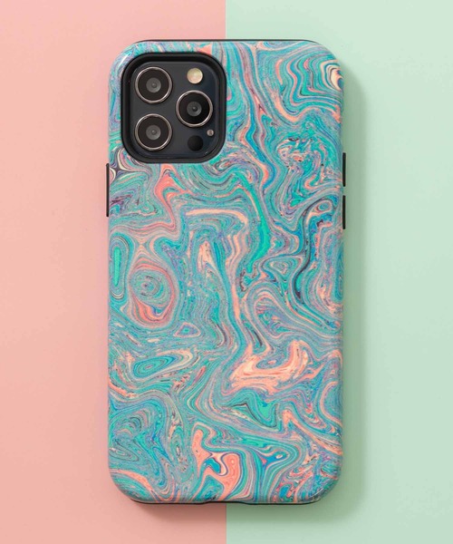 マーブル模様 iPhoneケース emonique（エモニーク） スマホケース マーブル柄 iPhoneケース「se/7
