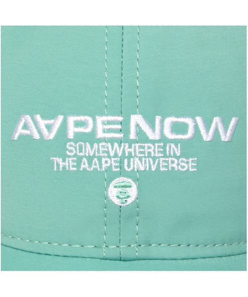 AAPE NOW キャップ 青 調整可能 AAPE NOW CAP（キャップ）｜AAPE BY A BATHING APE（エーエイプ