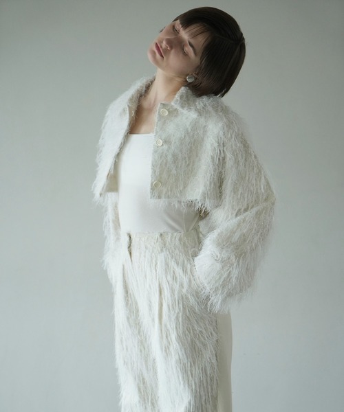 CLANE（クラネ） コート アウター FRINGE SHORT JACKET レディース