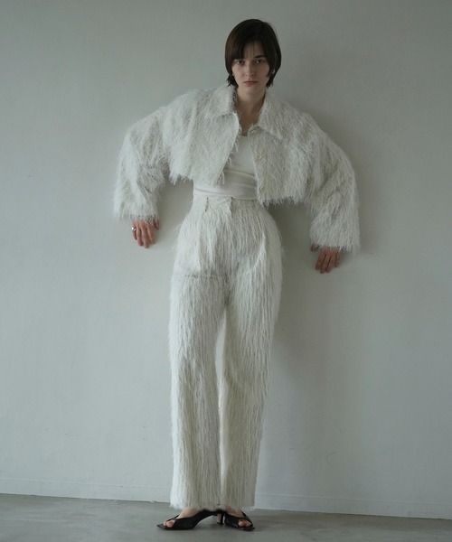 CLANE（クラネ） コート アウター FRINGE SHORT JACKET レディース