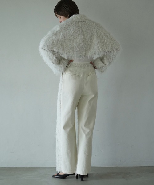 CLANE（クラネ） コート アウター FRINGE SHORT JACKET レディース